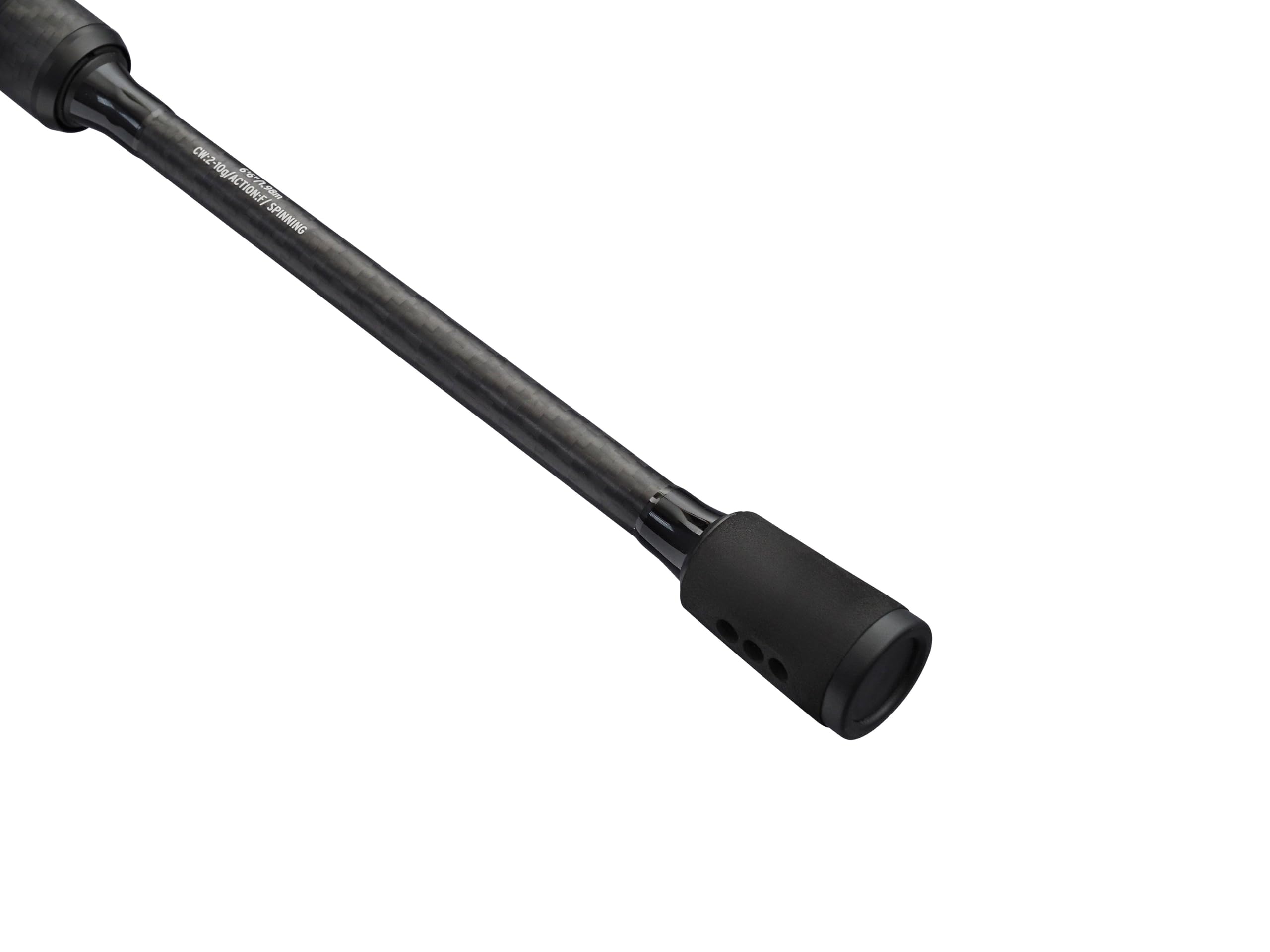 Abu Garcia Veritas Wędka Spinningowa, Wędka Spinningowa do Łowienia w Wodach Słodkich, Szybka Akcja 30T Carbon Blank, Przelotki Seaguide, 2,23 M, 5-25 G