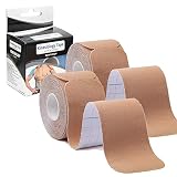Body Tape Brust - KANIOMO Kinesiotapes - Vorgeschnittene Brust Breast Boob Kinesiologie BH Tape(5cm x 5m,2er Packung) - Kinesio Body Physio Tape und Sporttape