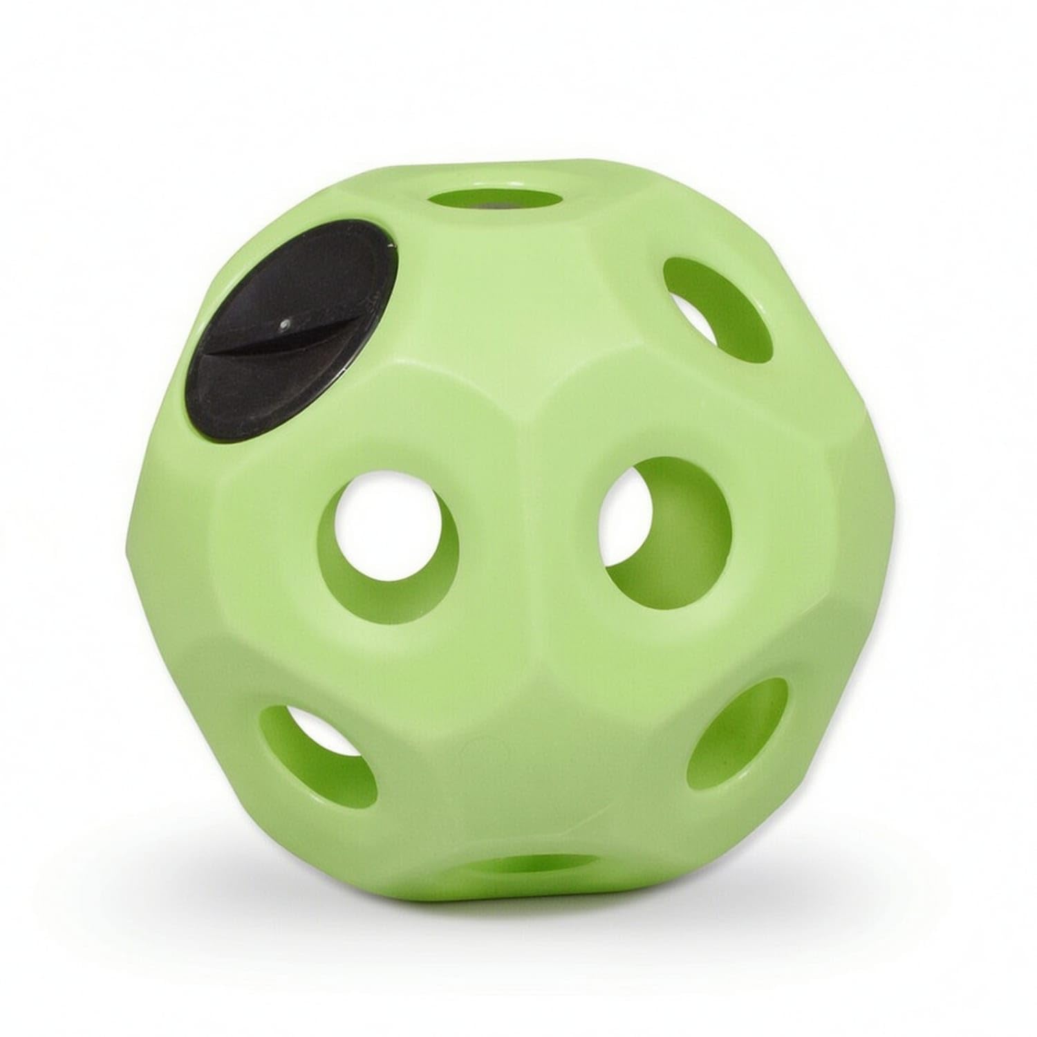 Perforated Hay Dispenser Ball Slow-Feeding Hay Toy Ball Hollow Horse Toy with Feed Opening Molded for Horses, Donkeys, Cattle, Paddock, Stable, Green-image-16