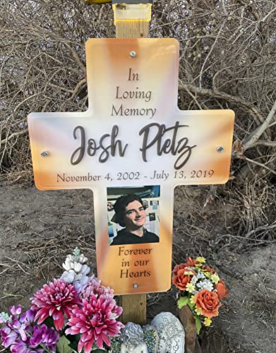 VictoryStore Roadside Memorial Cross Sign Image