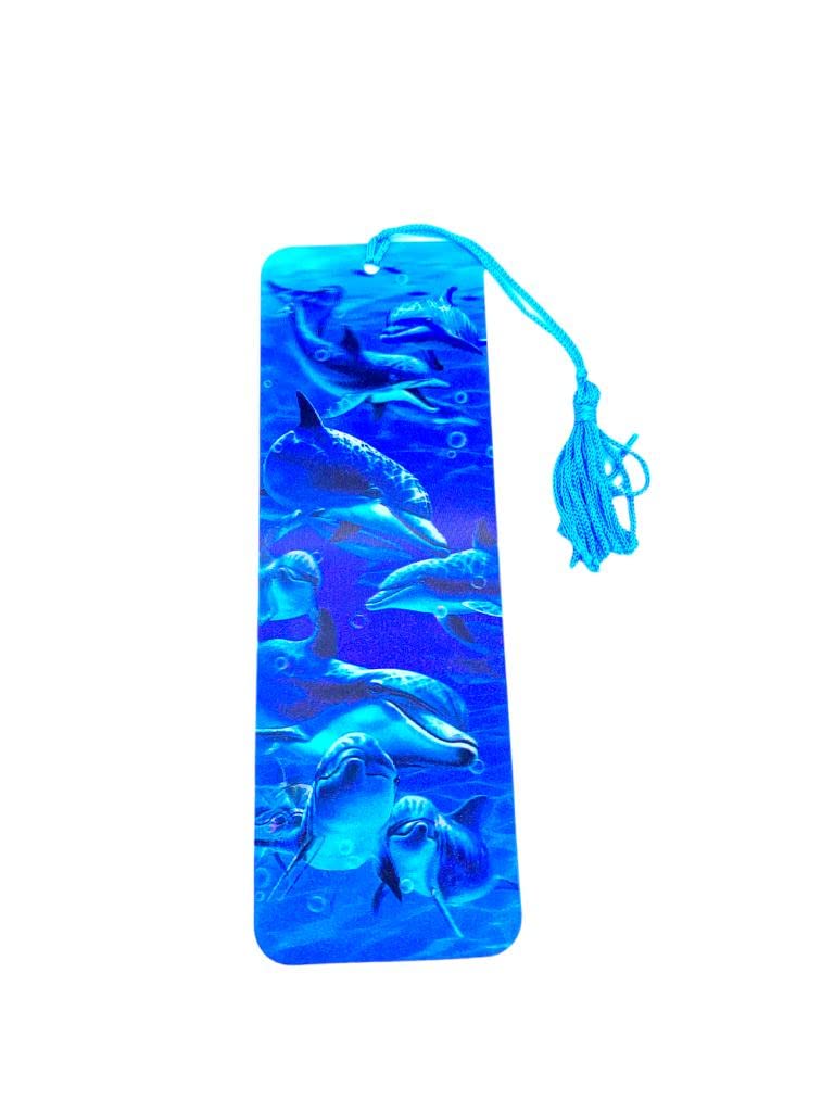 3D Hologram Moving 3 Assorted Bookmark Mix Design (WE DISPATCHED 3 Random Designs) Art & Nature Designs - Flowers,Dogs, Fish and Many - Image 2