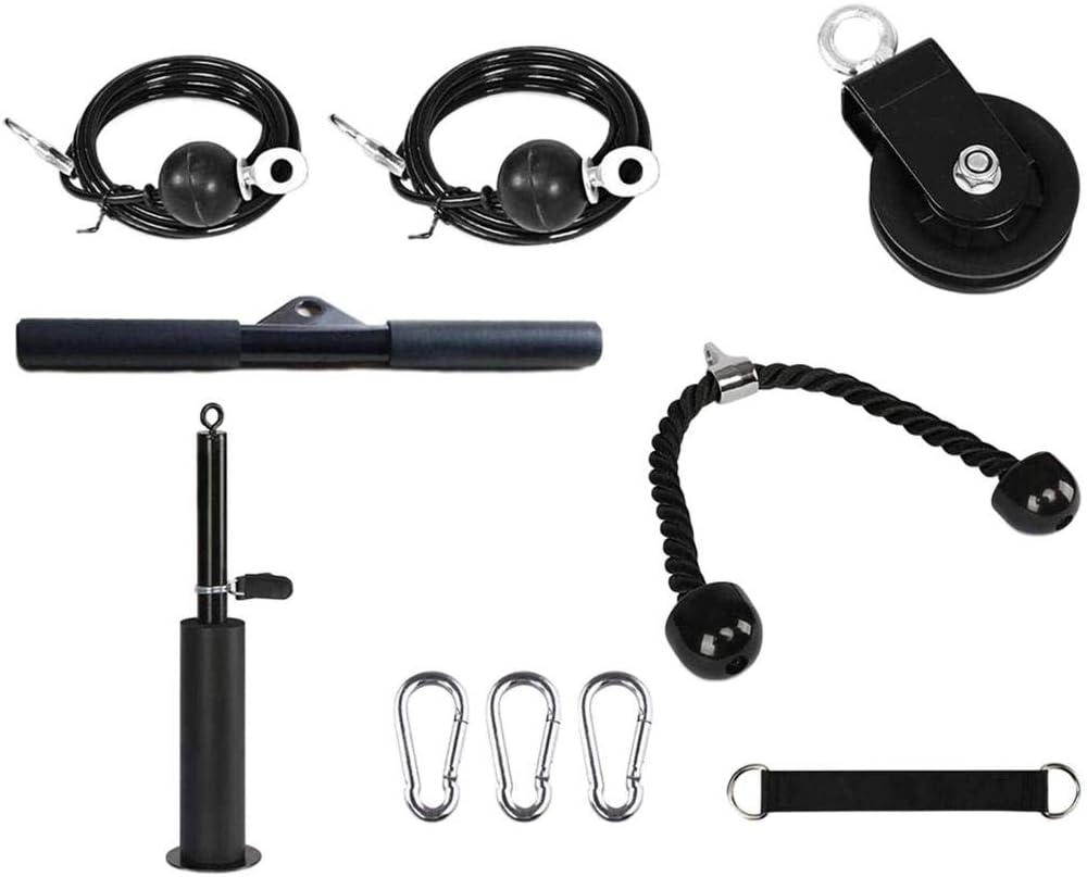 Forearm Wrist Roller Trainerwith Pulley System,Arm Strength Training Equipment for Biceps Triceps Shoulders,Gym Grip WorkoutMachine for Men Home