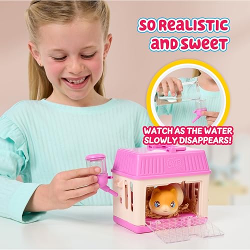 image for Little Live Pets Hamster Mini Interactive Toy Set, Hutch Animal Playse