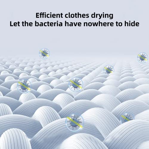Foldable large capacity Clothes Airer Electric, Fast Drying Overheating Protection Electric Heated Clothes Airer Dryer Indoor, Power Saving Large Space Heated Clothes Airer Electri - Image 3