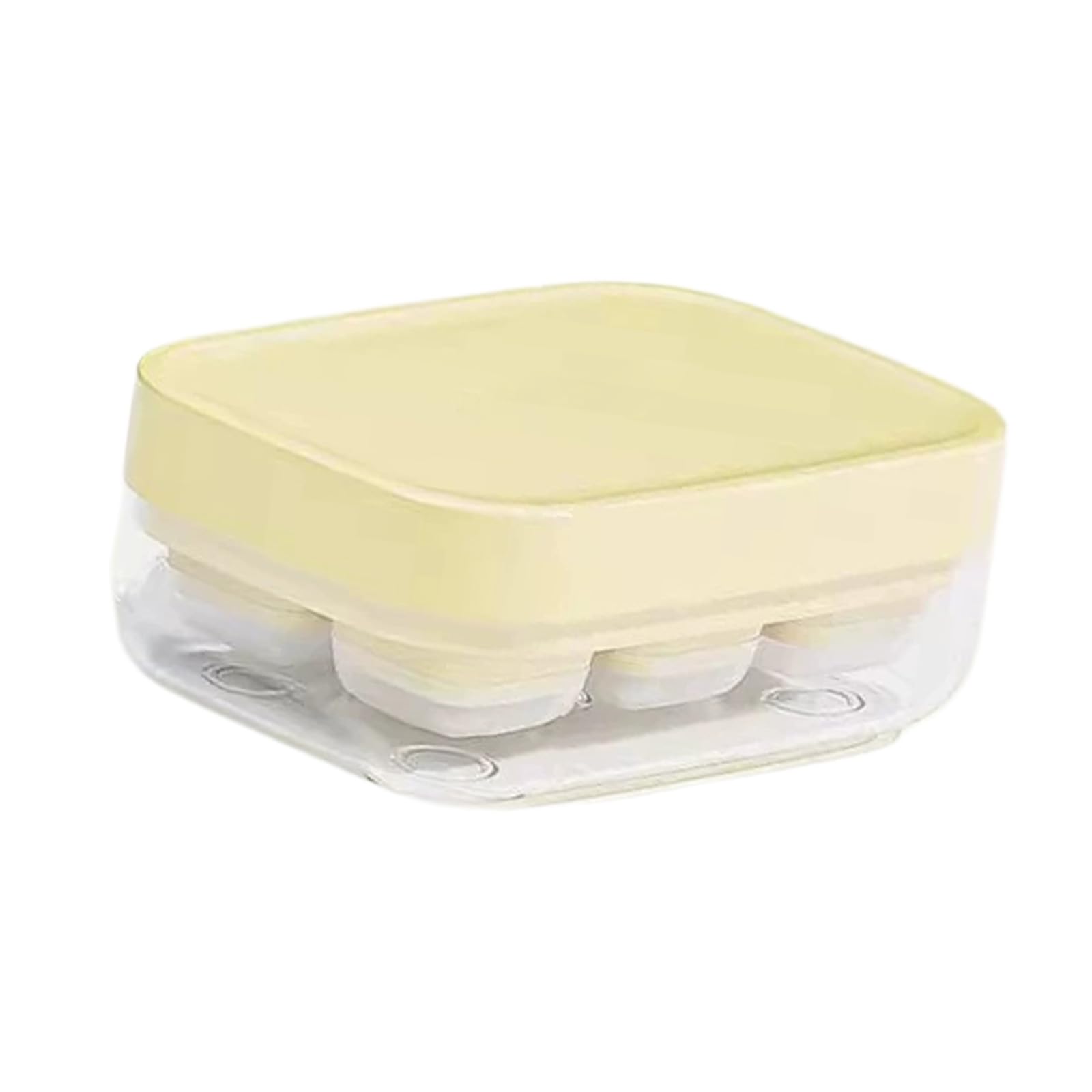 Mekalero Multipurpose Freezers Ice Tray Stackable Ice Mold with Easy Demolding Feature for Homemades Frozens Treats and Beverages Silicone Cubes Tray Easy Releases