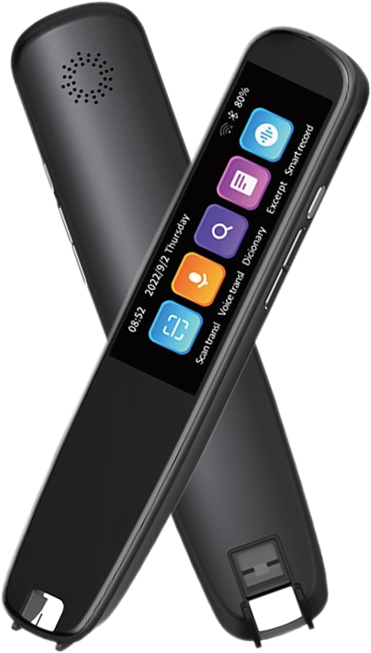 Translator Pen, Language Translator Device, Reading Pen for Dyslexia, Pen Scanner Text to Speech Device, Wireless Translation Pen Scanner for Students Adults Traveler Business (S7)