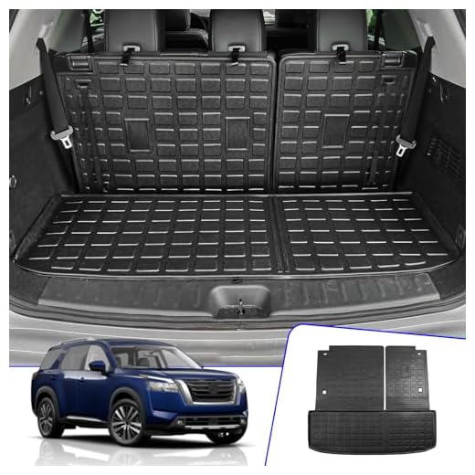 How much luggage spce in nissan pathfinder 7 passenger All-Weather Cargo Mat for Nissan Pathfinder
