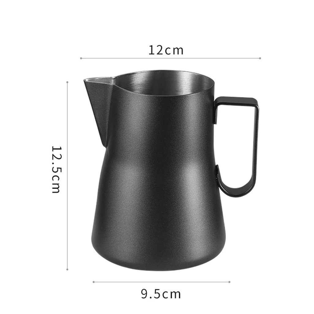 Ręczny dzbanek do spieniania mleka Craft Coffee Latte Artystyczny dzbanek do spieniania kawy Garland ze stali nierdzewnej Kubek z pianką mleczną Krem do serwowania kawy Akcesoria /360(600ml)