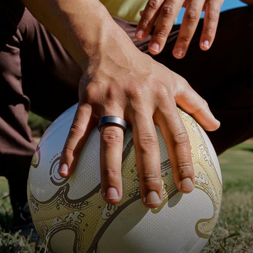 Image of OURA Ring 4 - Stealth - Size 8 - Smart Ring | Size First Ring 4 Sizing Kit | Sleep Tracking Wearable - Heart Rate - Fitness Tracker - Up to 8 Days Battery Life