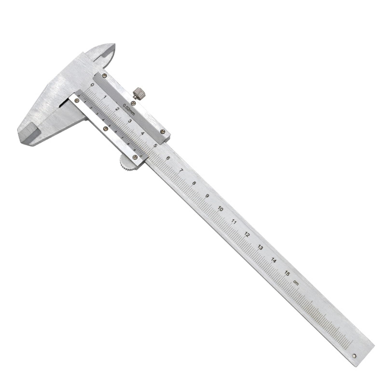 Vernier caliper, High Precision Carbon Steel Metal Vernier Measuring Tool Caliper 0-150mm with Locking Screw for DIY Household and Industry Measurement