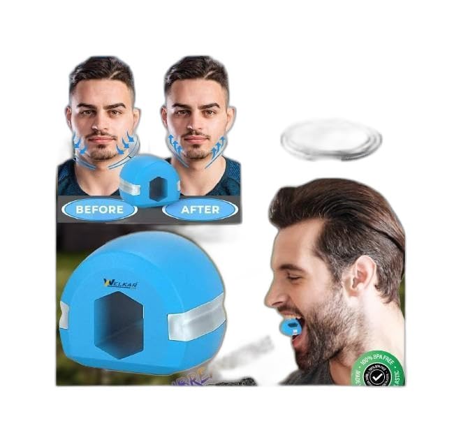 Jawline Exerciser Tool Men & Women, Jaw Exerciser for Men, Jawline Shaper Slim, Neck Tightening Devices is Made of high- Quality Material, Double Chin Reducer for Women|Design – 633for Home