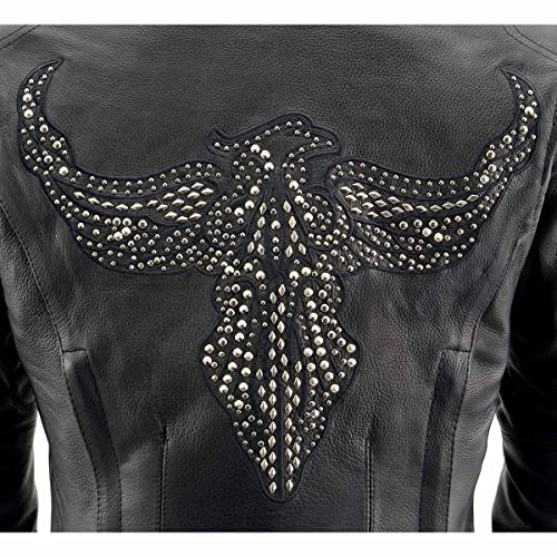 Image of Milwaukee Leather Women's 'Sporty and Elegant' Scooter Style Motorcycle Leather Rider Jacket