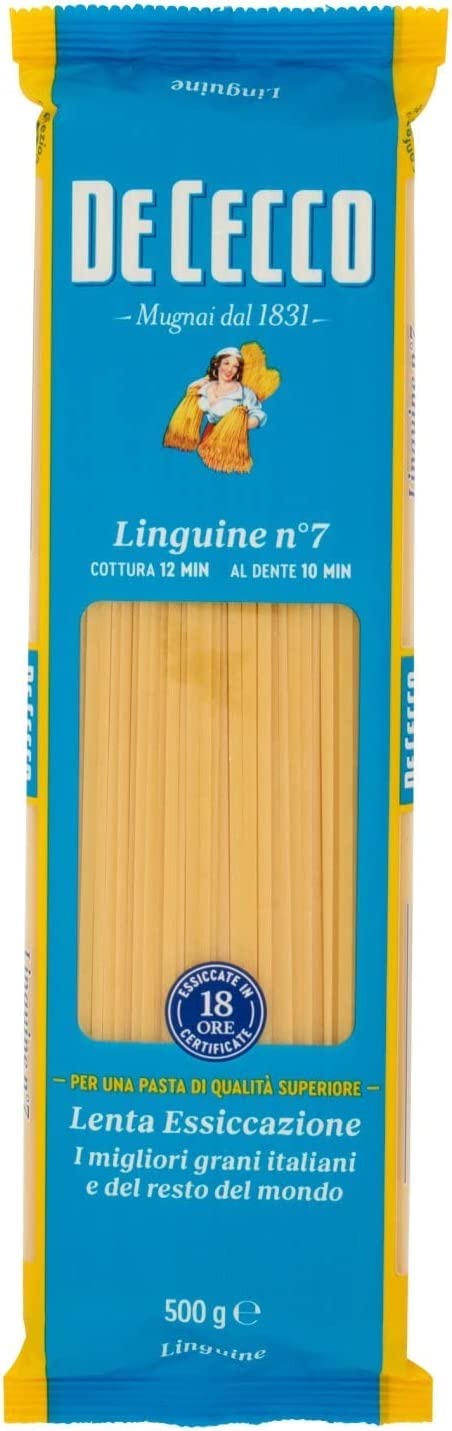 Italian Gourmet Linguine n.7 Pasta di Semola Hartweizen Nudeln 24 x 500g