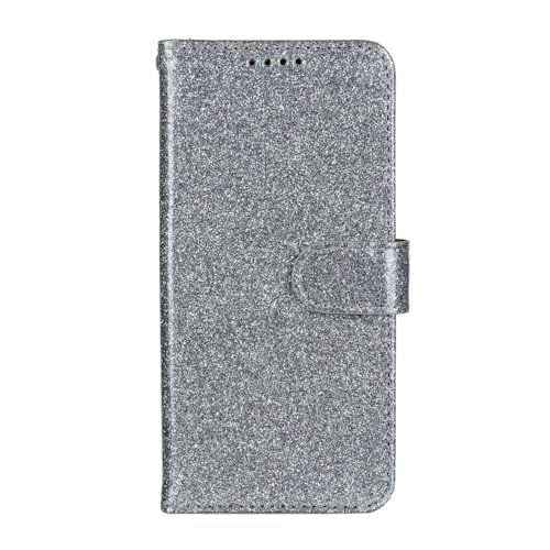 UOWORLD | �݊��iZTE Nubia REDMAGIC 11 Pro�Ή� �P�[�X �O���b�^�[ �L���L�� �蒠�^ �X�}�[�g�t�H���J�o�[ �}�O�l�b�g�����N���[�U�[�x���g�iSparkle �J���[�F�V���o�[ Silver�j