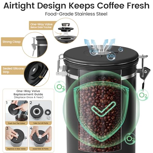 Veken Large Coffee Canister 39oz