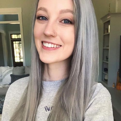 Image of Overtone Daily Color Depositing Conditioner for Hair, Stormy Sterling:Temporary Pigment with Shea, Coconut & Avocado Oils, Hydrating, Vegan & Cruelty-Free, All Hair Types, 4.5oz.