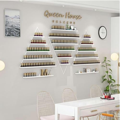 Support rangement vernis à ongles pour optimiser l'espace d'un nail bar