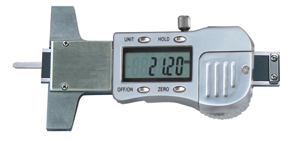 CNC Calidad Digital profundos de calibre Vernier ( – con Faston Punta 25 X 5 X 2 Mm – Pantalla Digital – din862