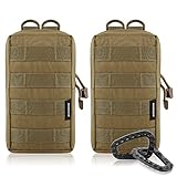 【Molle-Tasche für Mehrzweckanwendungen】 Die Utility EDC Admin-Tasche ist ideal für die Aufbewahrung von Mobiltelefonen, Schlüsselbund, GPS-Geräten, Digitalkameras, medizinischem Zubehör, kleinen Werkzeugen und allem, was Sie für den einfachen Zugriff benötigen. Diese kleine EDC-Werkzeugtasche eignet sich für Ihre Outdoor-Jagd, Wandern, Camping, Reisen oder Ihre kleine Handtasche für den täglichen Gebrauch EDC-Tasche.