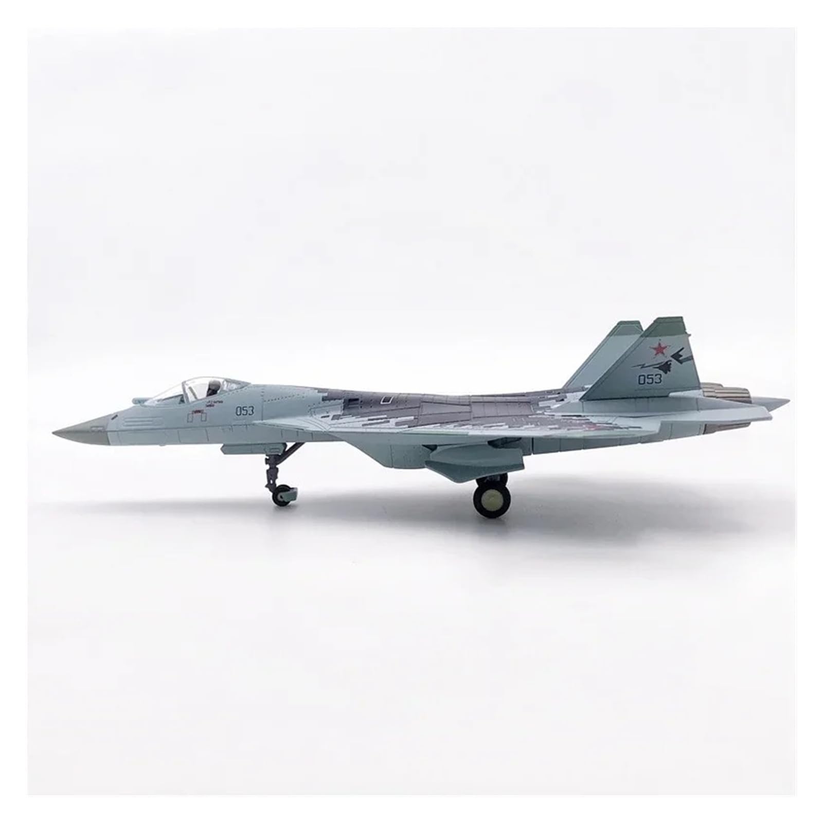 Modello Aeroplano Metallo SU-57 Russo Scala 1/100 | Collezione, Giocattoli Statici, Lega, Aereo Da Caccia