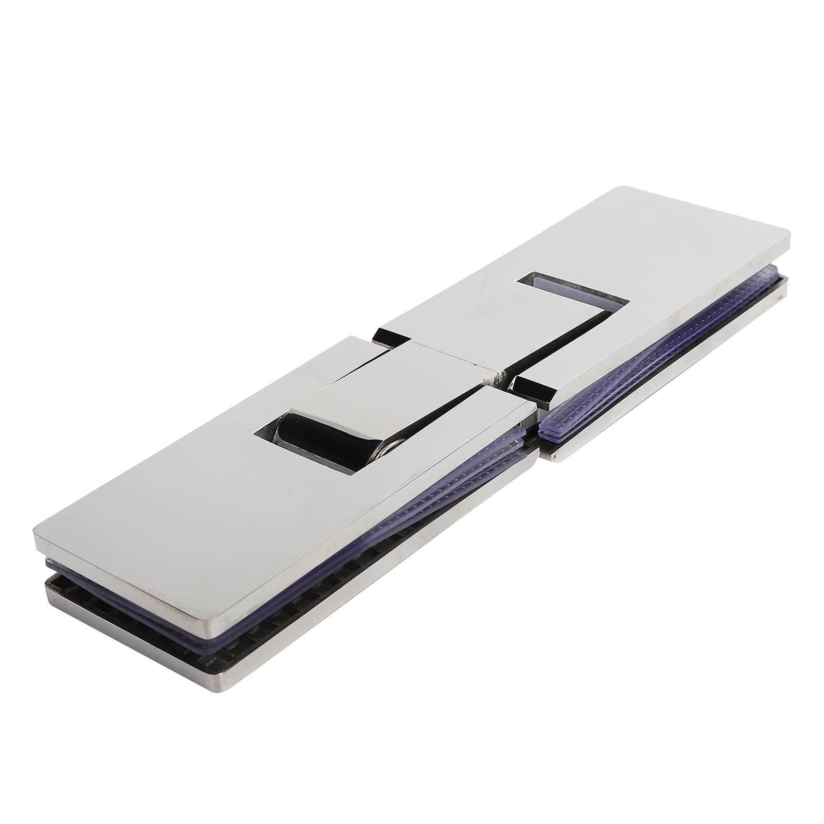 Omabeta 180-Grad-Türklemme aus Edelstahl, Robuster Glas-Clip-Halter für Badezimmer, 304-Material, Langlebiges Design, 228 X 59 X 20 Mm
