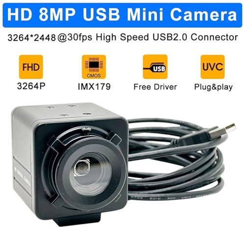 Webcam 4K pour PC Portable Idéale Vidéo Conférence et Analyse