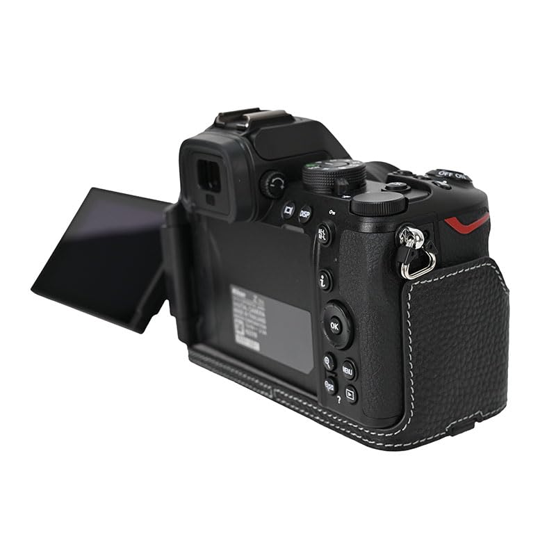 Amazon.co.jp: SIUTATDSH カメラケース 銀付牛革 適用 Nikon ニコン