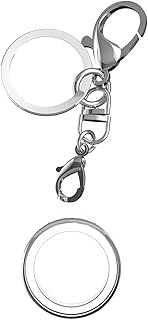 KangPlus TPU Clear Case for AirTag,Portable Soft TPU Protective Case with Keychain Anti-Scratch AirTag Holder Compatible with AirTags 2021- Transparent