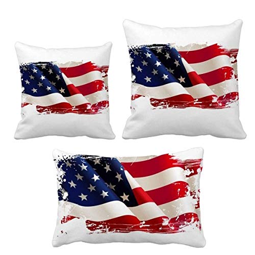 Housse de coussin étoiles et rayures pour rénover un canapé usé - 2
