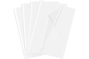 60 Sheets White Gift Paper: Elevate Your Gifts with Grace and Sophistication