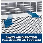 GE Window Air Conditioner Unit, 6,000 BTU for Small Rooms up to 250 sq ft. with Adjustable Fan and Cooling Settings, Perfect for Small Bedroom or Living Room, Easy Install Kit Included, White - Image 4