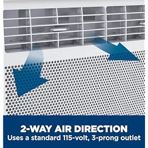 GE Window Air Conditioner Unit, 6,000 BTU for Small Rooms up to 250 sq ft. with Adjustable Fan and Cooling Settings, Perfect for Small Bedroom or Living Room, Easy Install Kit Included, White GE Window Air Conditioner Unit 6000 BTU for Small Rooms up to 250 sq ft with Adjustable Fan and Cooling Settings Perfect for Small Bedroom or Living Room Easy Install Kit Included White