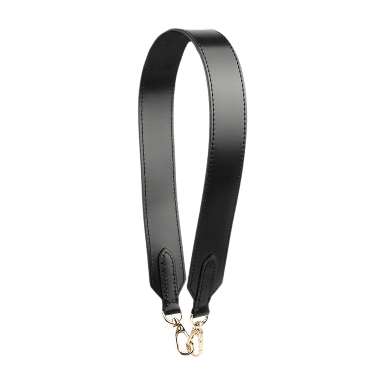 Leather Bag Strap Belt Detachable Shoulder Strap for Small Bag Tote Wallet Black-image-15