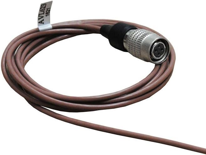AVL-630CC-H4P Cocoa Color Earhook Mini Headset Microphone for Audio Technica