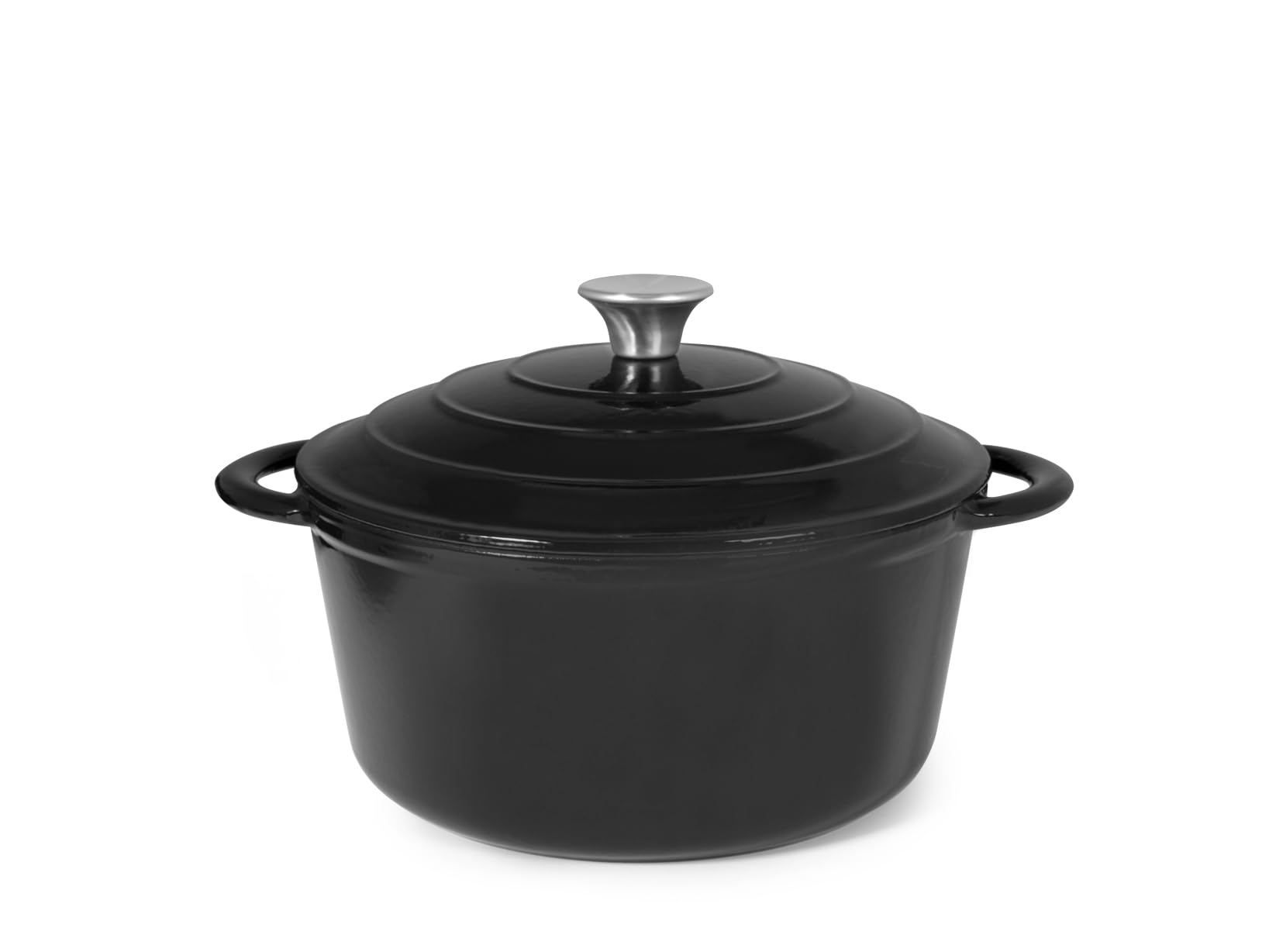 Casserole en fonte noire 26 cm H&H pour vos repas de famille
