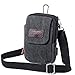 Price comparison product image Hengwin Nylon Crossbody Bag for Men, Phone Purse Bag with Shoulder Strap, Waist Mobile Phone Belt Pouch, Small Travel Gadget Money Card Holder Carrier Handbag