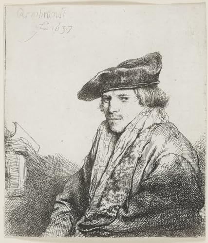 Tableau Toile Rembrandt d'une finesse d'impression exceptionnelle 60x90cm
