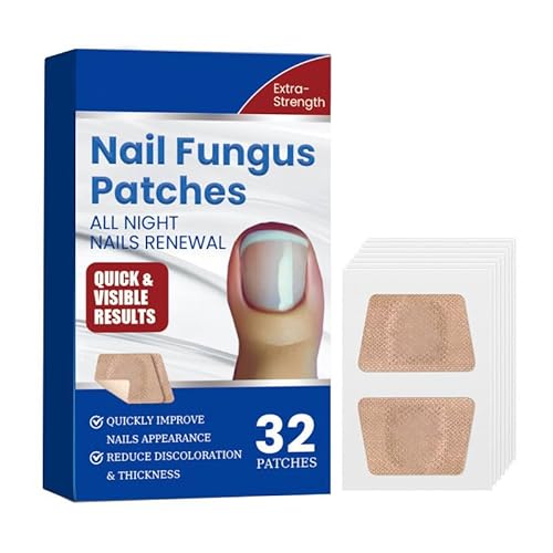 Nail Repair Patches,Nail Fungus Treatment for Toenail,Toe Nail Fungal Treatment for Toenails Extra Strong,Nail Fungal Treatment Patches (32pcs)