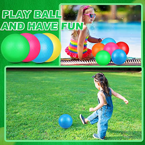 40 Pack 8.5 Inch Playground Balls Bulk Colorful Inflatable Bouncy Dodgeball Handball Kickball For Kids Adults Ball Games, Gym, Camps, Picnic,Beach, School,Indoor And Outdoor Games (Stylish Color) #TOP4