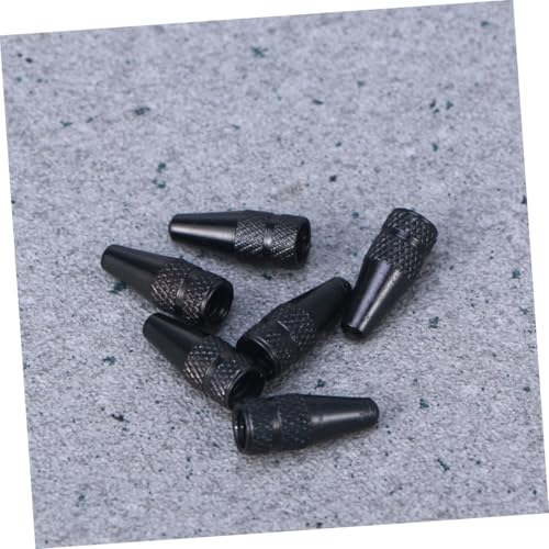 6 Pcs Tapas de Válvula para Bicicleta Aluminio Anti-polvo miniatura 4