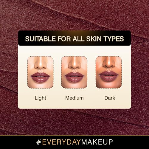 Image of Auric MatteRich Lipstick | Berry Wine, 4.2g | Intense Matte Finish | Bold Long-Lasting Lipstick | High Pigment | Comfortable Wear | Vegan & Paraben-Free