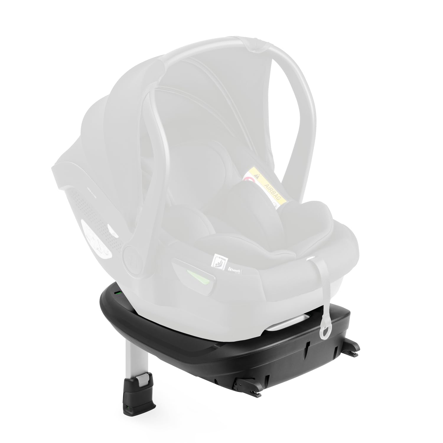 hauck Base ISOFIX, Nero - Compatibile Solo con Ovetto Neonato Drive N Care, Seggiolino Auto Omologato i-Size UN ECE R129, Fissaggio Sicuro e Semplice in Macchina