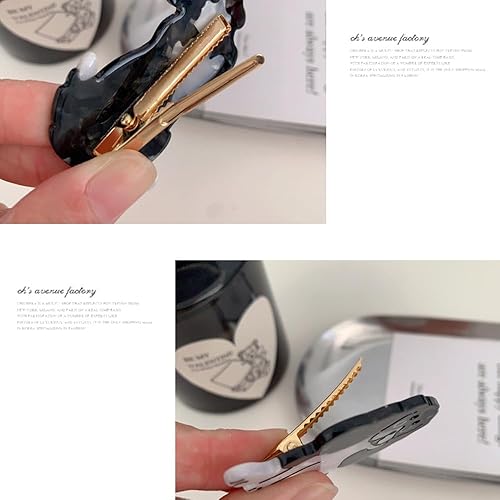 Miniatura 8 de ZHOUMEIWENSP 1 horquilla de perro para mascotas para mujeres y niñas, pinza de pelo de animal (perro salchicha)