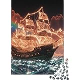 Materiali di alta qualità: i puzzle da sono realizzati con materiali riciclabili, sicuri, non tossici. Tecnologia di stampa e taglio di alta qualità per garantire che la qualità del puzzle completo sia bella come l'immagine originale.