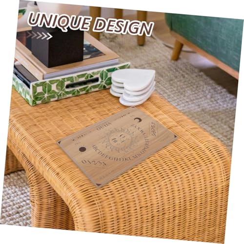 Adornos de estrellas de madera y tablero de péndulo místico para decoración de hogar 4