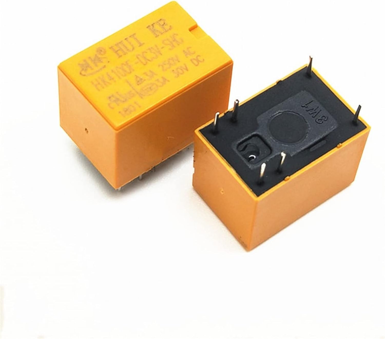 50PCS Relay HK4100f-DC3V-SHG HK4100F-DC5V-SHG HK4100F-DC12V-SHG HK4100F-DC24V-SHG DIP6 3A 250V AC/ 30V DC(OneColor)