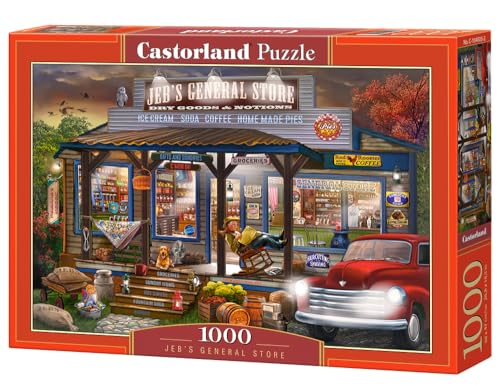 CASTORLAND Castorland C-104505-2 Puzzle de 1 000 pièces, Magasin général Jeb, scène de Porche, Puzzles de Peinture, Puzzle pour Adultes, Castorland C-104505-2
