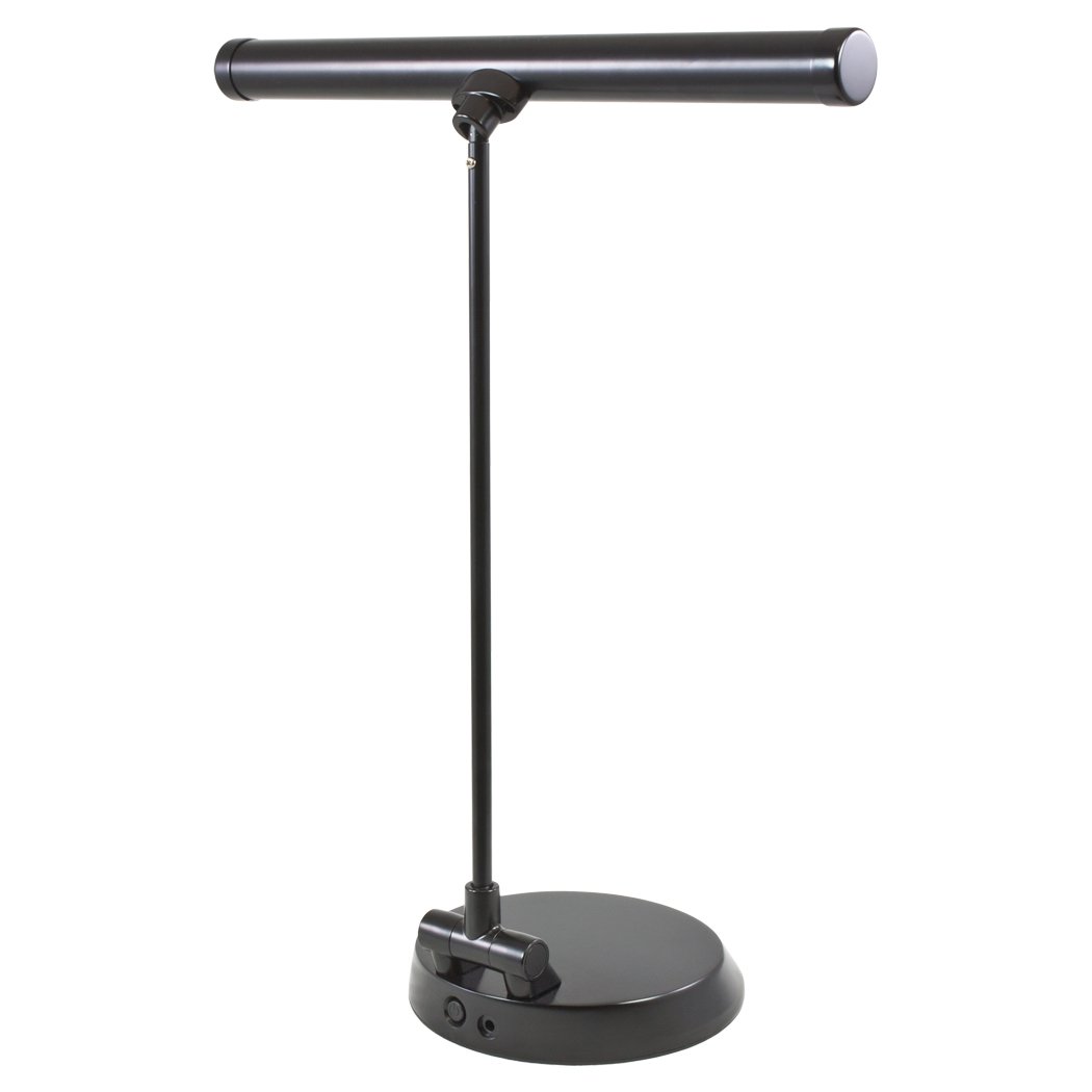 Fzone fl9035-bk piano Music lampada a LED con alimentatore caricabatteria e batteria – nero