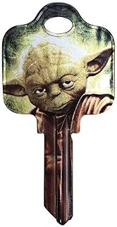 Star Wars Yoda House & Padlock Blank Single Sided Universal Key - Pack of 5