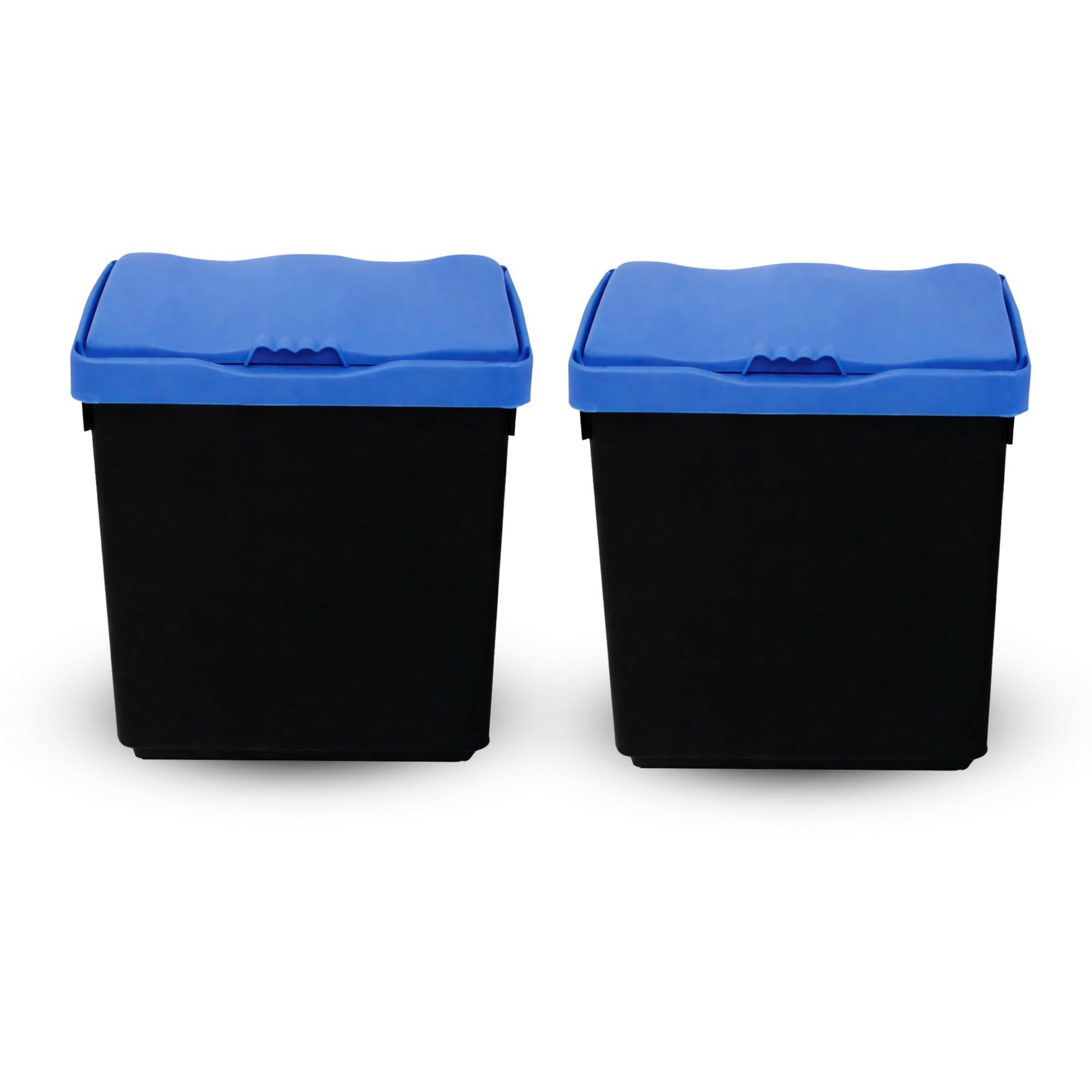 HOMION 30Ltr Rock Salt Storage Bin Grit Spreading Plastic Box Container with Scoop (2)